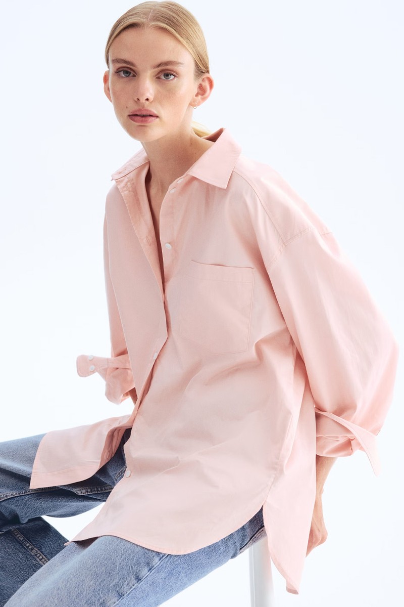 Oversized Cotton Poplin Shirt from H&M