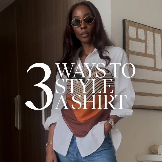 Watch on to see how @bambikoko styles a cotton shirt 3 ways & save for summer styling inspo…

Outf