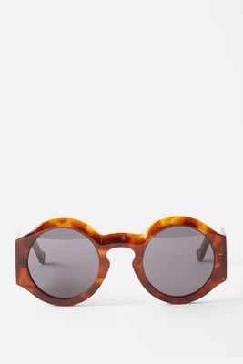 Round Tortoiseshell-Acetate Sunglasses from Loewe Eyewear
