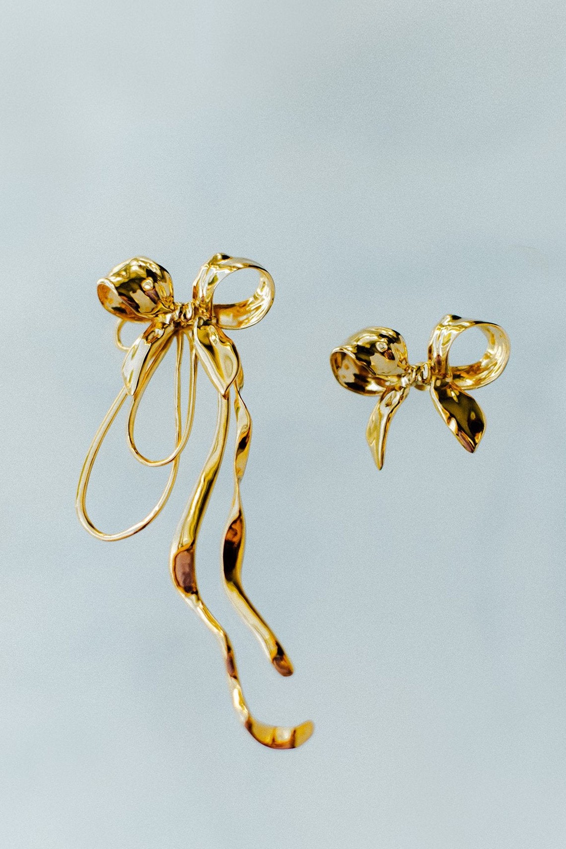 Asymmetric Bow Earrings from Misho