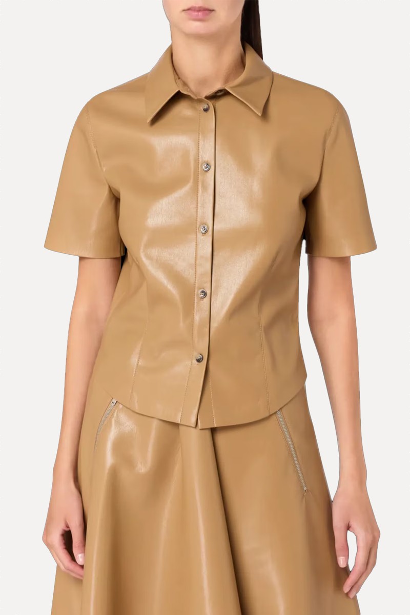 Clare Okobor Short Sleeve Shirt from Nanushka