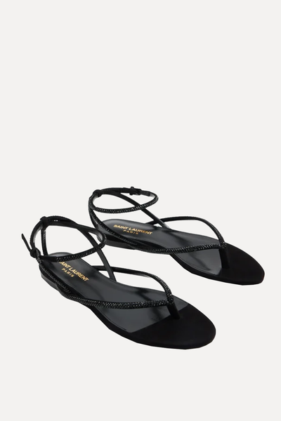 Nadja Flat Sandals from Saint Laurent