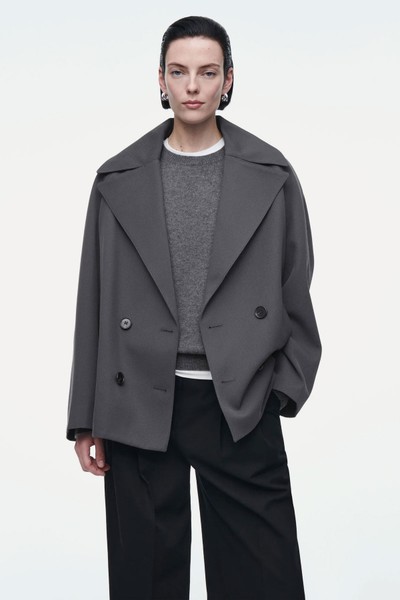 Double-Breasted Wool-Blend Jacket from COS