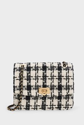 Cressida Tweed Chain Strap Bag from Charles & Keith