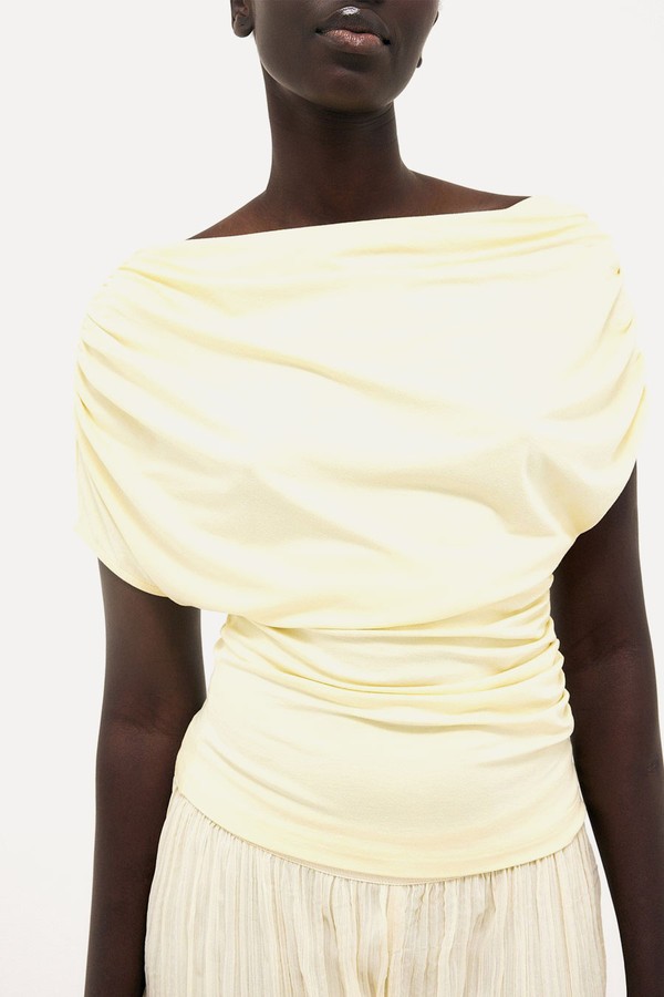 Soft Line Draped Top