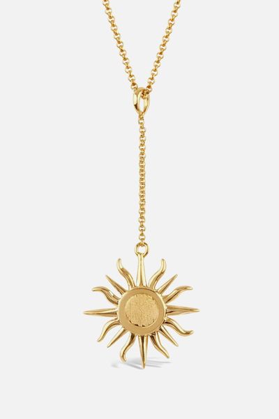 My World Sun Chain Charm Pendant from Dinny Hall