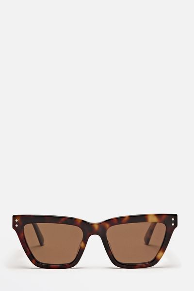 Tortoiseshell Effect Cateye Sunglasses from Massimo Dutti