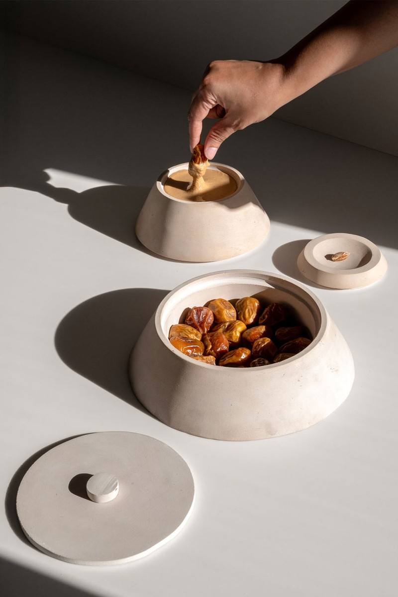 Riyadh Stone Date serving Set from TEEB MADE