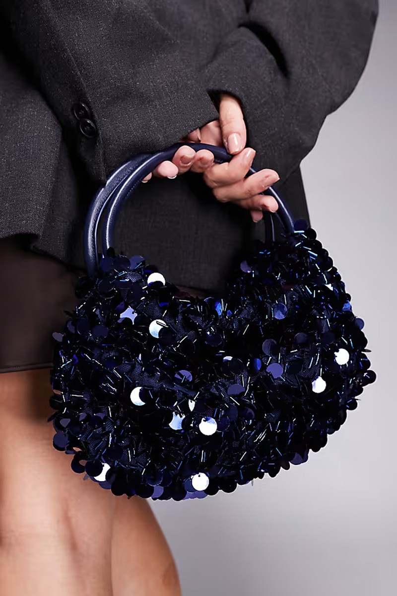 Sequin Grab Clutch Bag from ASOS