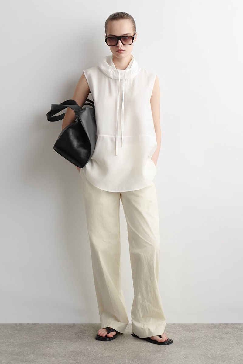 Drawstring Sleevess Top from COS