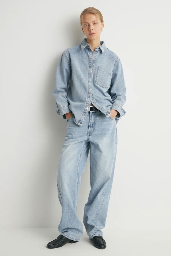 Denim Straight Fit Shirt