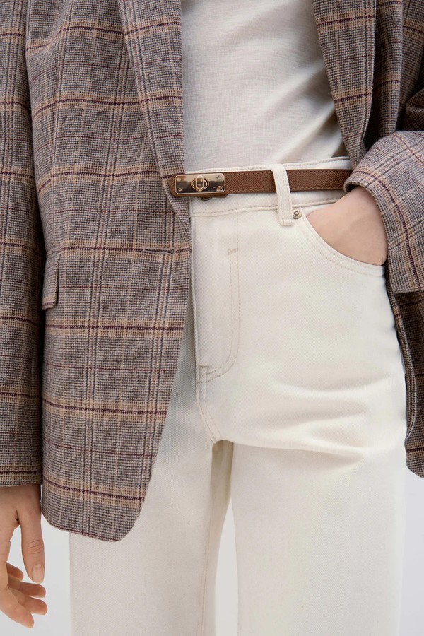 Faux Leather Belt