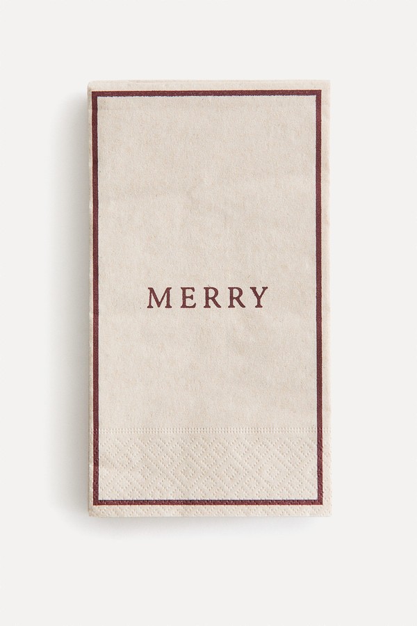 15-Pack Rectangular Paper Napkins from H&M