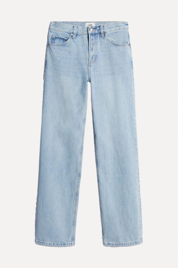 Mid Waist Relaxed Fit Jeans