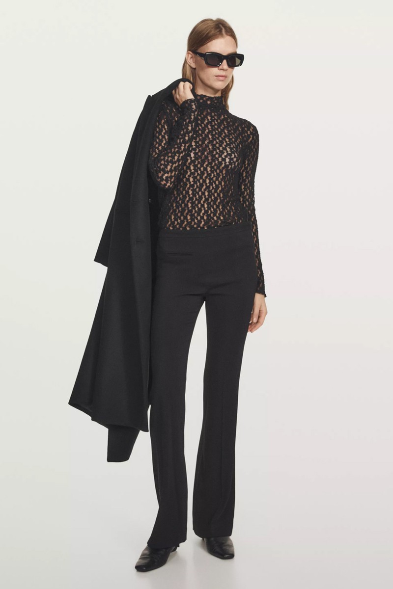 Long Sleeve Lace Top