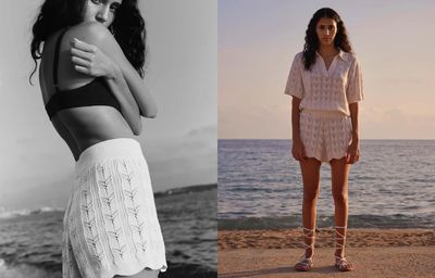 Crochet Shorts, AED 810 (were AED 1,010) | Soft Goat