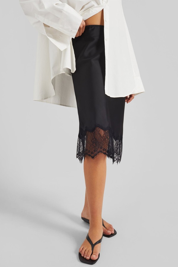 Rosyth Lace Midi Skirt