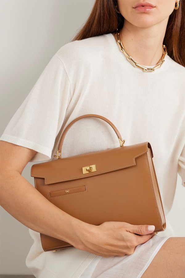 Mortimer Leather Shoulder Bag from Anya Hindmarch