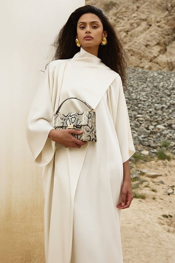 Nida Satin Kaftan, AED 2,648 | Bouguessa