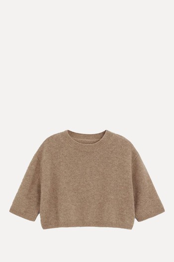 Cropped Cashmere Sweater