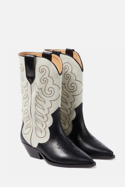 Duerto Leather Cowboy Boots from Isabel Marant