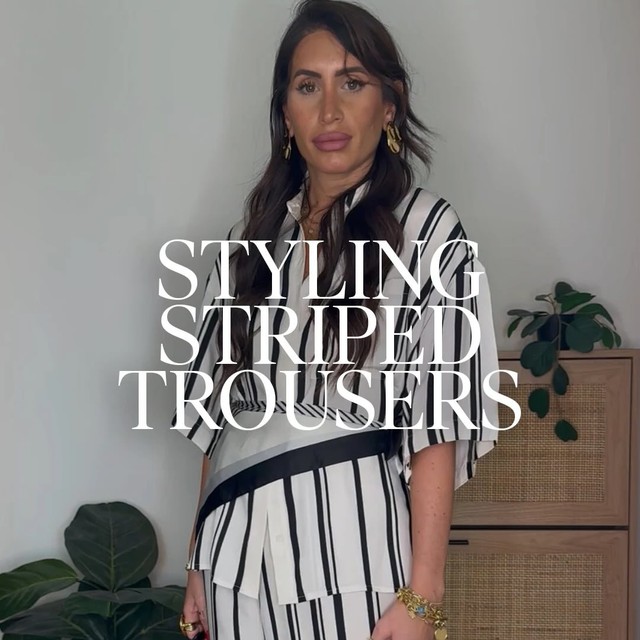 Watch on to see how @hebahbaker styles striped trousers 3 ways & save for summer styling inspo…

O