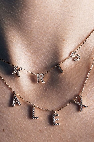 Signature Diamond Name Necklace