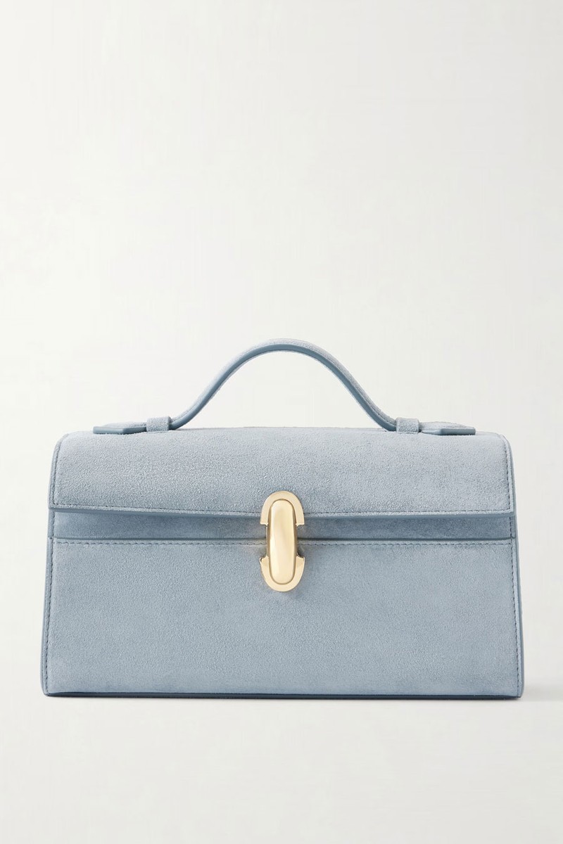 Symmetry Pochette Suede Tote from Savette