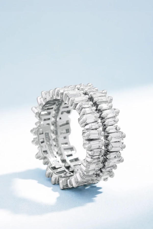 Classic Diamond Milli Baguette Eternity Ring Jackets