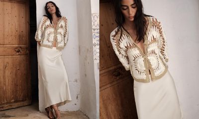 Contrast Crochet Cardigan, AED 299 | Zara