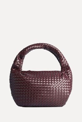 Woven Rounded Shoulder Bag from NA-KD