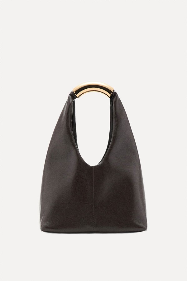 Handbag With Metal Handle