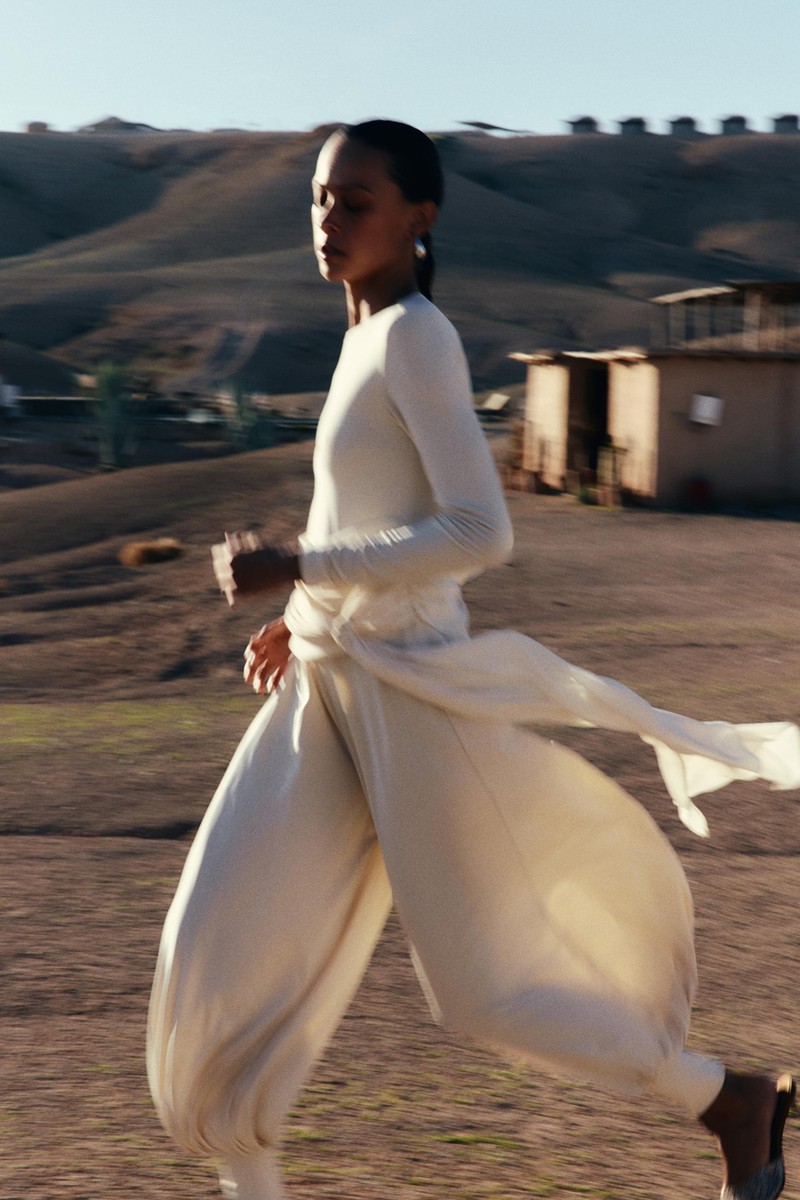 Draped Sash Jumpsuit from Zara