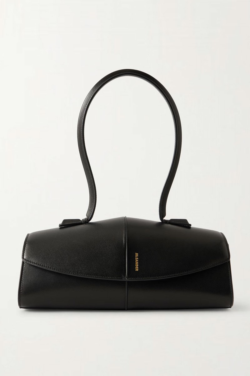 Linea Leather Shoulder Bag from Jil Sander