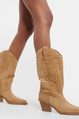 Suede Cowboy Boots from Paris Texas
