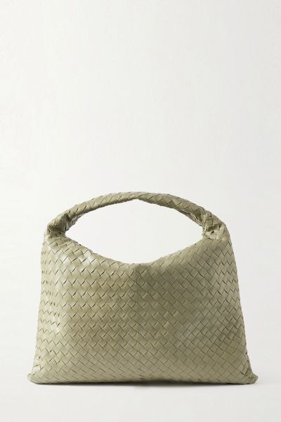 Hop Large Intrecciato Leather Tote from Bottega Veneta