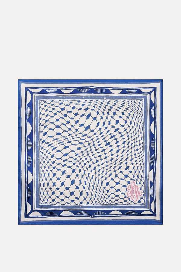 Fishnet Silk Bandana