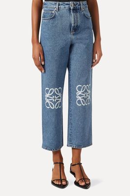 Anagram Cropped Jeans from Loewe