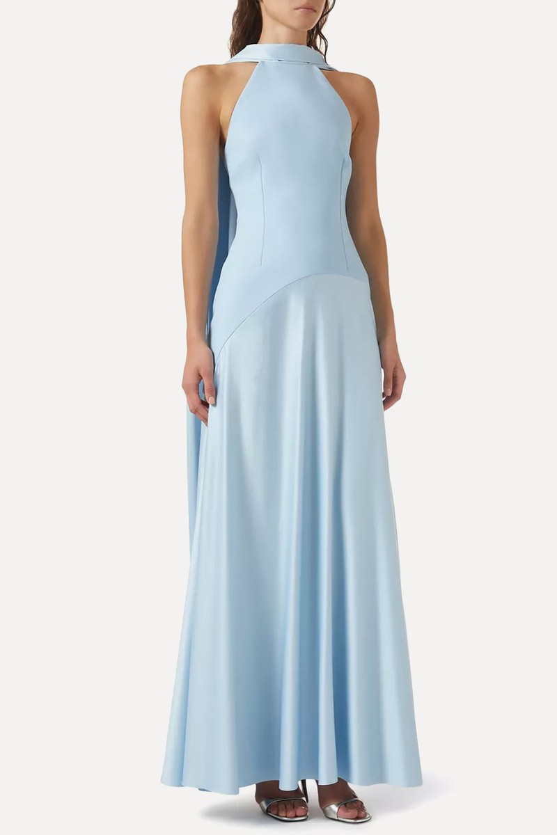 Cece Scarf-Neck Maxi Dress from Solace London