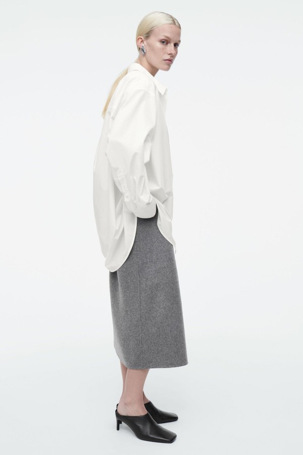 Oversized Curved-Hem Shirt from COS