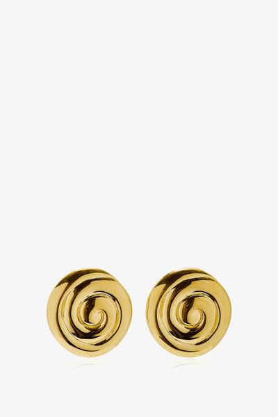 Uzu Mid 18K Yellow Gold Vermeil Earrings from Louis Abel