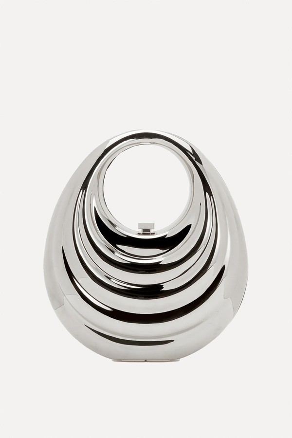 Silver Plated Metal Meleni Bag from L'Alingi