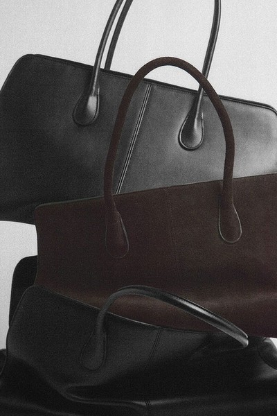 Big Leather Tote Bag from NA-KD