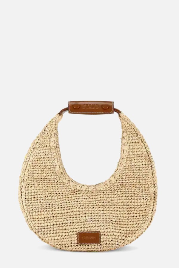 Moon Tote Raffia Bag from Staud