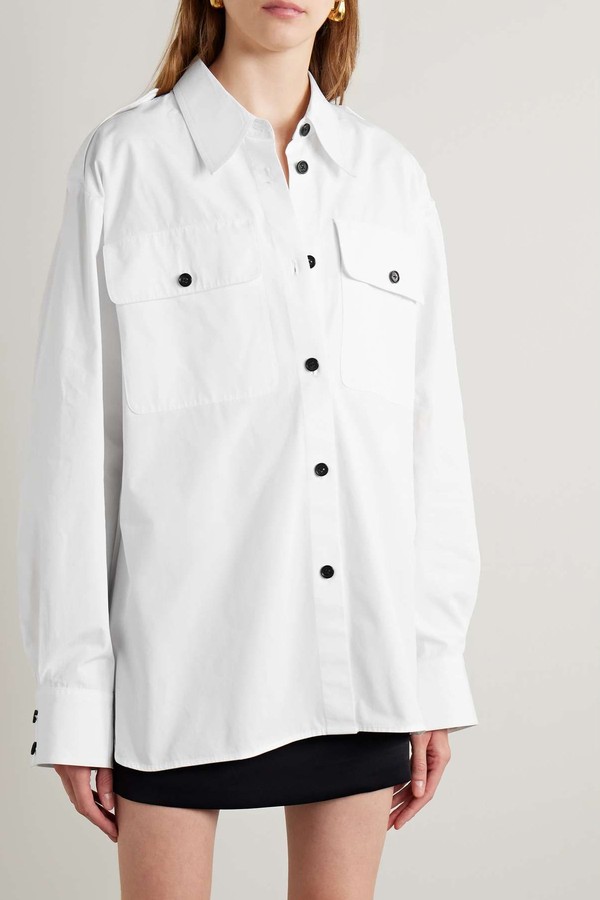 Missa Oversized Cotton-Poplin Shirt from Khaite