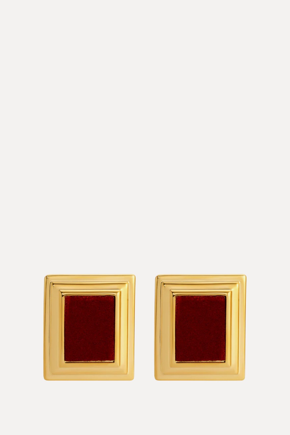 Plaza 18ct Yellow Gold-Plated Brass Earrings from Heaven Mayhem