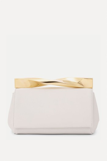 Twist Mini Leather Clutch from Aquazzura