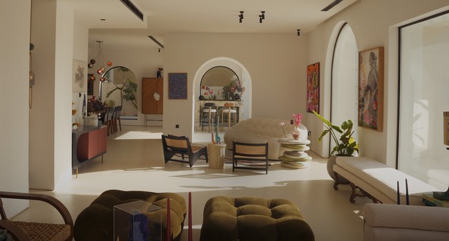 Inside A Stylish Dubai Villa: Art Collecting, Custom Pieces & Sunset Views