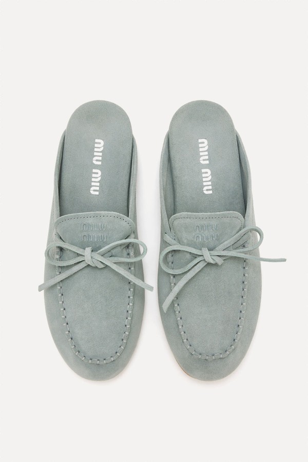 Suede Mules from Miu Miu