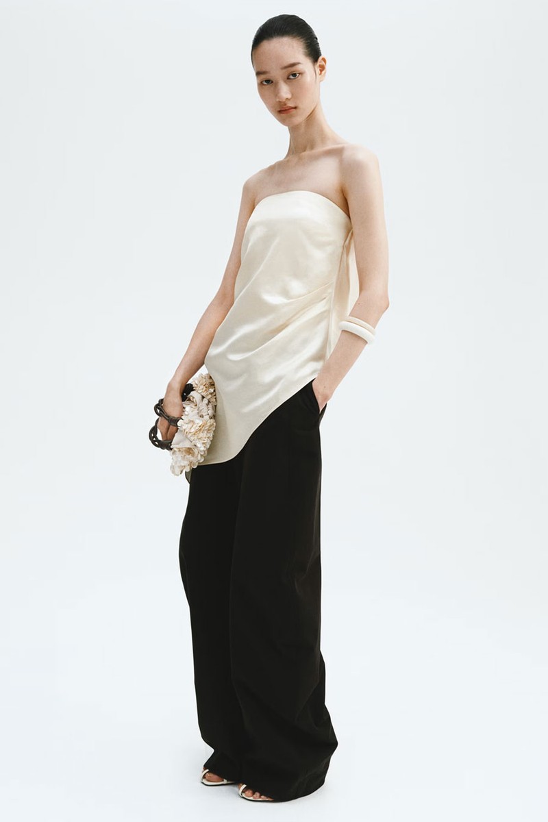 Satin Bandeau Top from H&M